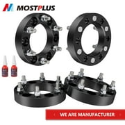 MOSTPLUS 4PCS 1" 6x5.5" 139.7mm Wheel Spacers 14x1.5 for Chevy Silverado 1500 GMC Sierra