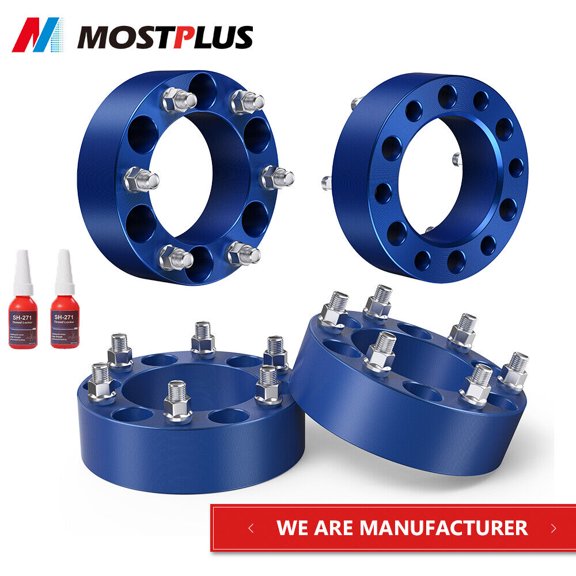 MOSTPLUS 4PCS 2" 6x5.5" Wheel Spacers Adapter for Chevy Silverado Suburban Sierra 1500