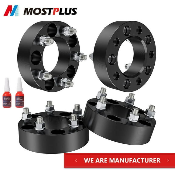 MOSTPLUS 4PCS 5X4.5'' Wheel Spacers 1.5" for Ford Mustang Jeep Cherokee Lincoln Mercury