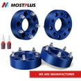 thumbnail image 2 of 4x 5x4.5 To 5x5 Wheel Adapters 1.25" Thick For Jeep Cherokee XJ KJ KK Wrangler TJ YJ, Blue Anodized, Ultimatecar 2 of 5