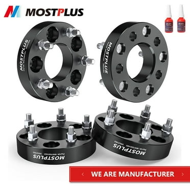 MOSTPLUS 4PCS 5x4.5 to 5x5 1.25" Wheel Adapters Spacers for Ford Mustang Jeep Wrangler