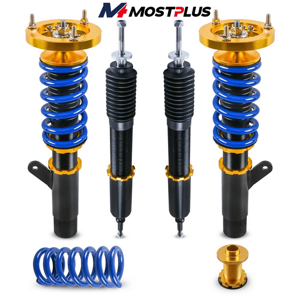 MOSTPLUS 4PCS Coilovers Struts for 2006-2013 BMW 3-Series E90 E92 E93 RWD Models Only