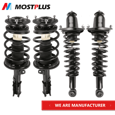 MOSTPLUS 4PCS Complete Shock Struts & Coil Spring Assembly for 03-08 Toyota Corolla 1.8L