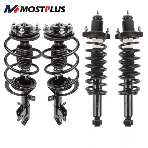 MOSTPLUS 4PCS Front & Rear Complete Struts Shock Absorbers for 07-16 Jeep Patriot Compass
