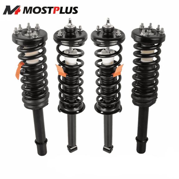 MOSTPLUS 4PCS Front & Rear Complete Struts for 2003-2007 Honda Accord EX LX DX 2.4L 3.0L