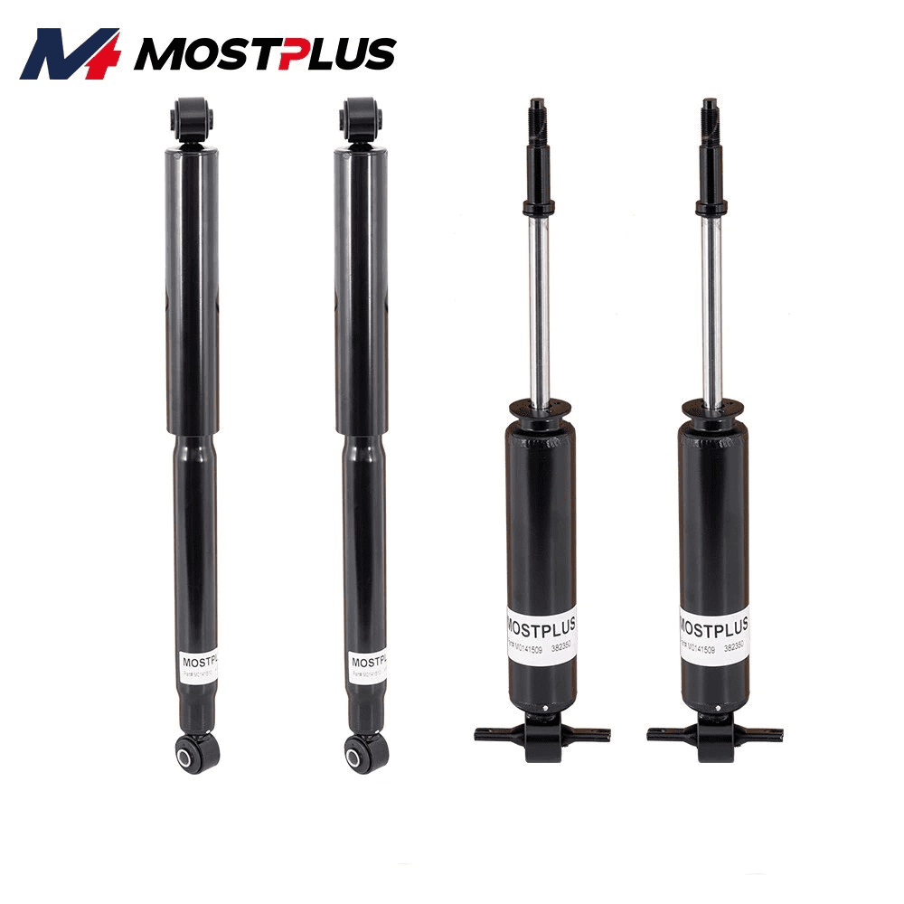 MOSTPLUS 4PCS Front Rear Shocks Absorbers Assembly for 2002-2008 Dodge Ram 1500 2WD