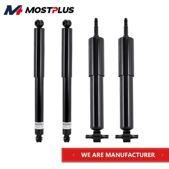 MOSTPLUS 4PCS Front Rear Shocks Absorbers for Mazda B2500 3000 4000 Ford Ranger RWD 2WD
