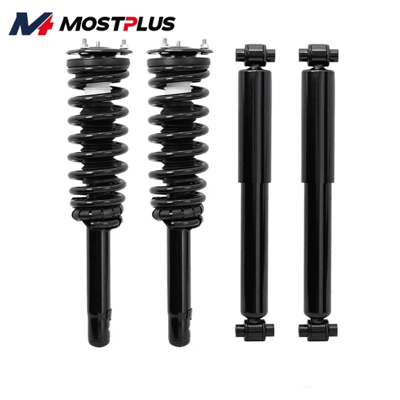 MOSTPLUS 4PCS Front Rear Shocks Struts Assembly for 10-12 Ford Fusion Lincoln MKZ 3.5L