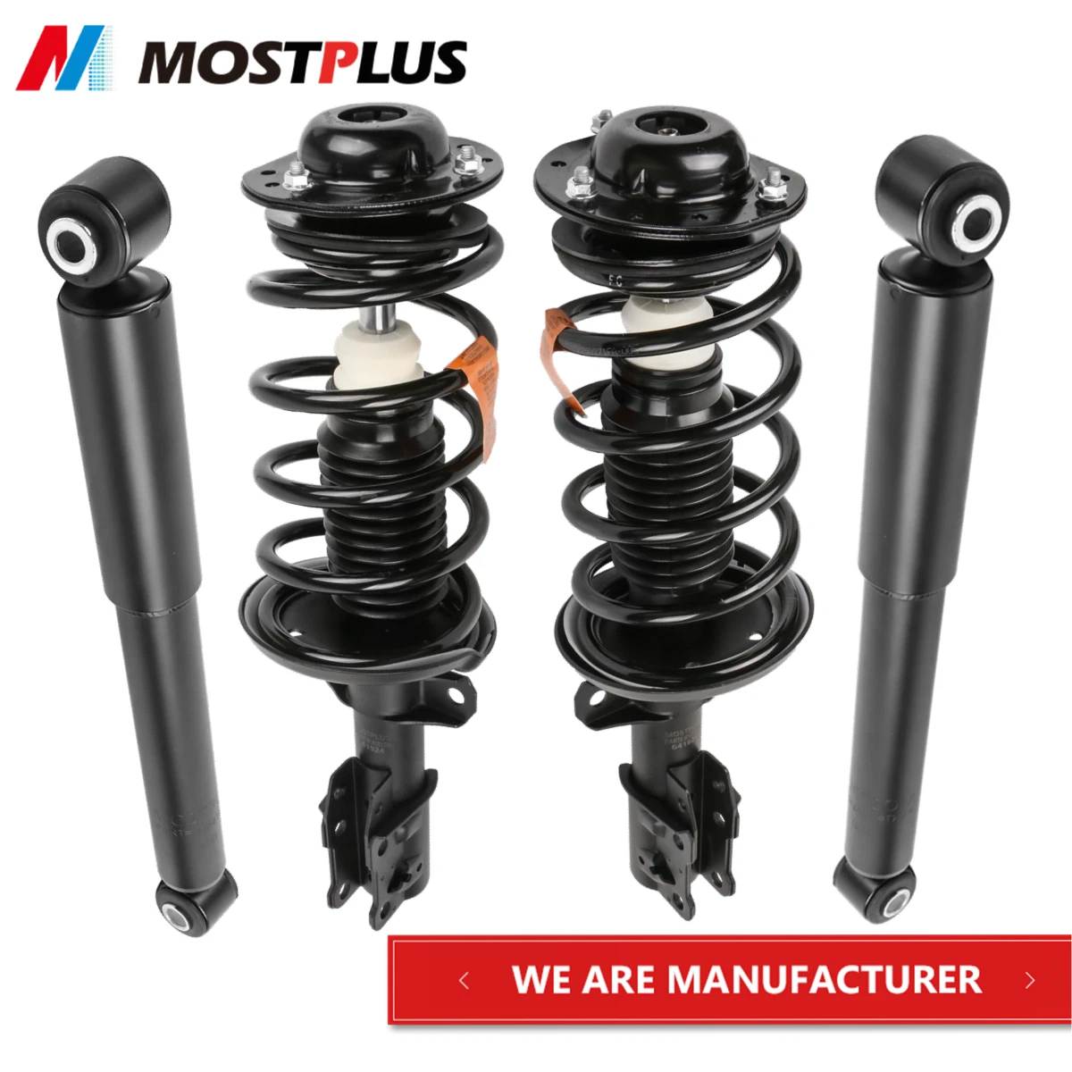 MOSTPLUS 4PCS Front & Rear Shocks Struts Assembly for Chevy HHR Cobalt Pontiac G5 Pursuit