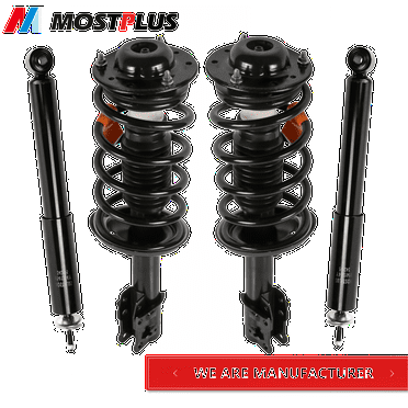 MOSTPLUS 4PCS Front & Rear Shocks Struts for Saturn Aura Chevrolet Malibu Pontiac G6