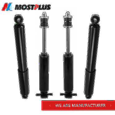 MOSTPLUS 4PCS Front & Rear Struts Shock Absorbers for 1995-2004 Toyota Tacoma RWD 343209