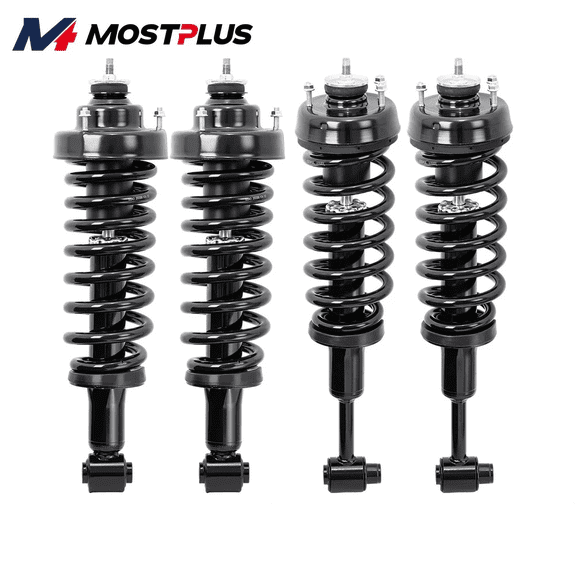 MOSTPLUS 4PCS Front Rear Struts Shocks for 2004-2005 Ford Explorer Mercury Mountaineer