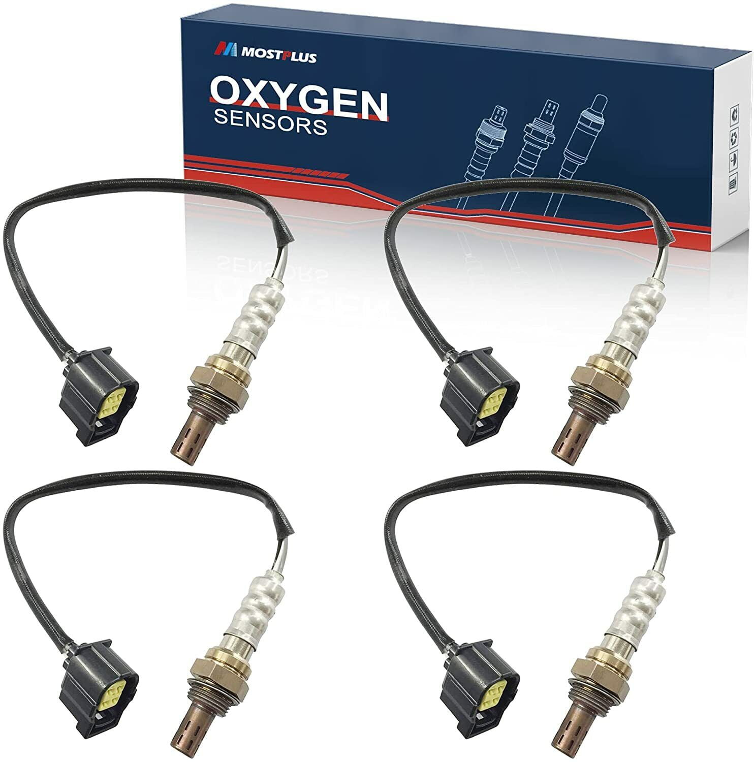 MOSTPLUS 4PCS Oxygen Sensors Upstream & Downstream For Dodge