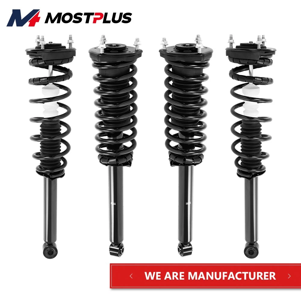 MOSTPLUS 4X Front+Rear Complete Shocks Struts Assembly for 2001-2006 Lexus LS430 4.3L