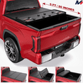 thumbnail image 1 of MOSTPLUS 3-Fold 5FT Hard Tonneau Cover for 2016-2024 Toyota Tacoma Truck Bed Waterproof, 1 of 7