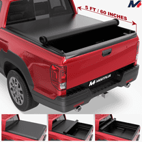 MOSTPLUS 5FT Roll Up Soft Truck Bed Tonneau Cover for 2017-2026 Honda Ridgeline On Top
