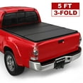 MOSTPLUS 5FT TriFold Hard Truck Bed Tonneau Cover For 20202022 Jeep