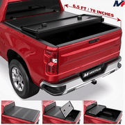 MOSTPLUS 3-Fold 6.5FT FRP Hard Bed Tonneau Cover for 2014-2019 Chevy Silverado GMC Sierra 1500