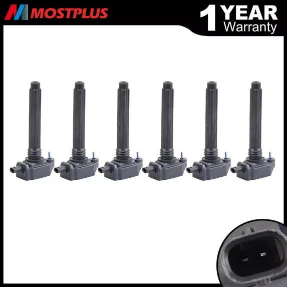 MOSTPLUS 6PCS Ignition Coils for Chrysler 200 300 Dodge Challenger Avenger Jeep Wrangler