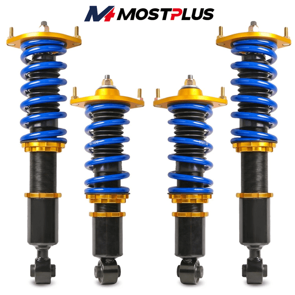 MOSTPLUS Adjustable Height Coilover Struts for 1990-1997, 1999-2005 Mazda Miata MX5 NA NB