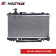 thumbnail image 1 of MOSTPLUS Aluminum Radiator for 2001-2005 Toyota RAV4 2.0L 2.4L Replace CU2403 1640002817, 1 of 5
