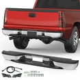 thumbnail image 1 of MOSTPLUS Chrome Rear Bumper Assembly for 99-06 Chevy Silverado GMC Sierra 1500 99-04 2500, 1 of 8