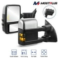 thumbnail interactive-video image 1 of Pair Power Heated Tow Mirrors W/ Turn Signal & Puddle Lights For Ford F-150 2004-2014 1 of 3