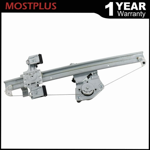 MOSTPLUS Driver Rear Power Window Regulator for 07-13 Sierra Silverado Extended Cab with Motor