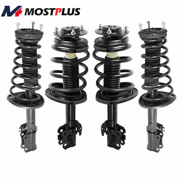 MOSTPLUS Front & Rear Complete Shock Struts Assembly for 2007-2011 Toyota Camry (Set of 4)