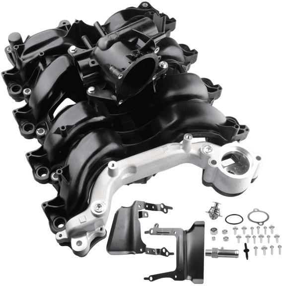 MOSTPLUS Engine Intake Manifold w/ Thermostat for 07-08 Ford F-150 E-150 XLT 4.6L 615-375