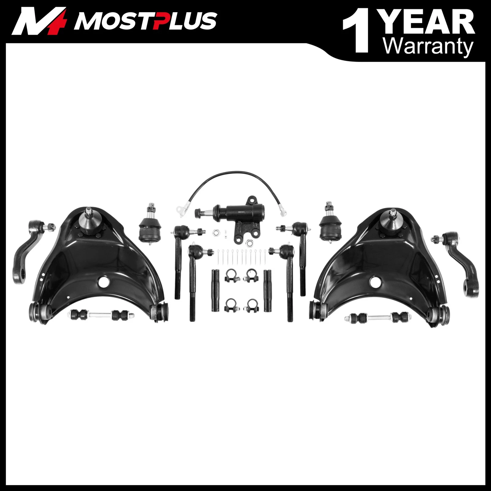 MOSTPLUS Front Control Arm & Ball Joint Assembly for 1993-1999 Chevy GMC C1500 C2500