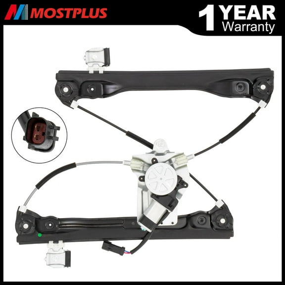MOSTPLUS Front Driver Side Window Regulator Assembly w/Motor for 2012-2015 Chevy Cruze