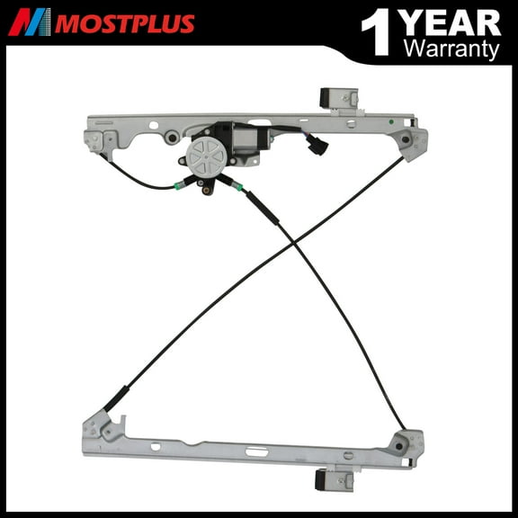 MOSTPLUS Front Driver Window Regulator w/ Motor for 2007-2014 Chevy Silverado GMC Sierra