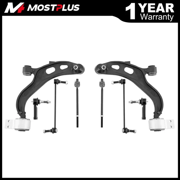 MOSTPLUS Front Lower Control Arms for 2010-2012 Ford Flex Taurus Lincoln MKS MKT AWD FWD