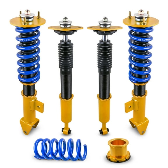 MOSTPLUS Front & Rear Coilover Struts Adj. Height for 06-10 Chrysler 300C Challenger SRT8