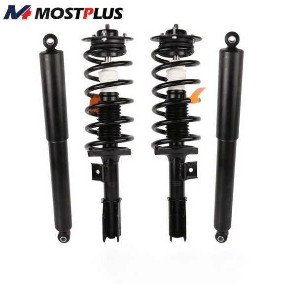 MOSTPLUS Front & Rear Shocks Struts Assembly for Chevy Equinox Saturn Vue Pontiac Torrent