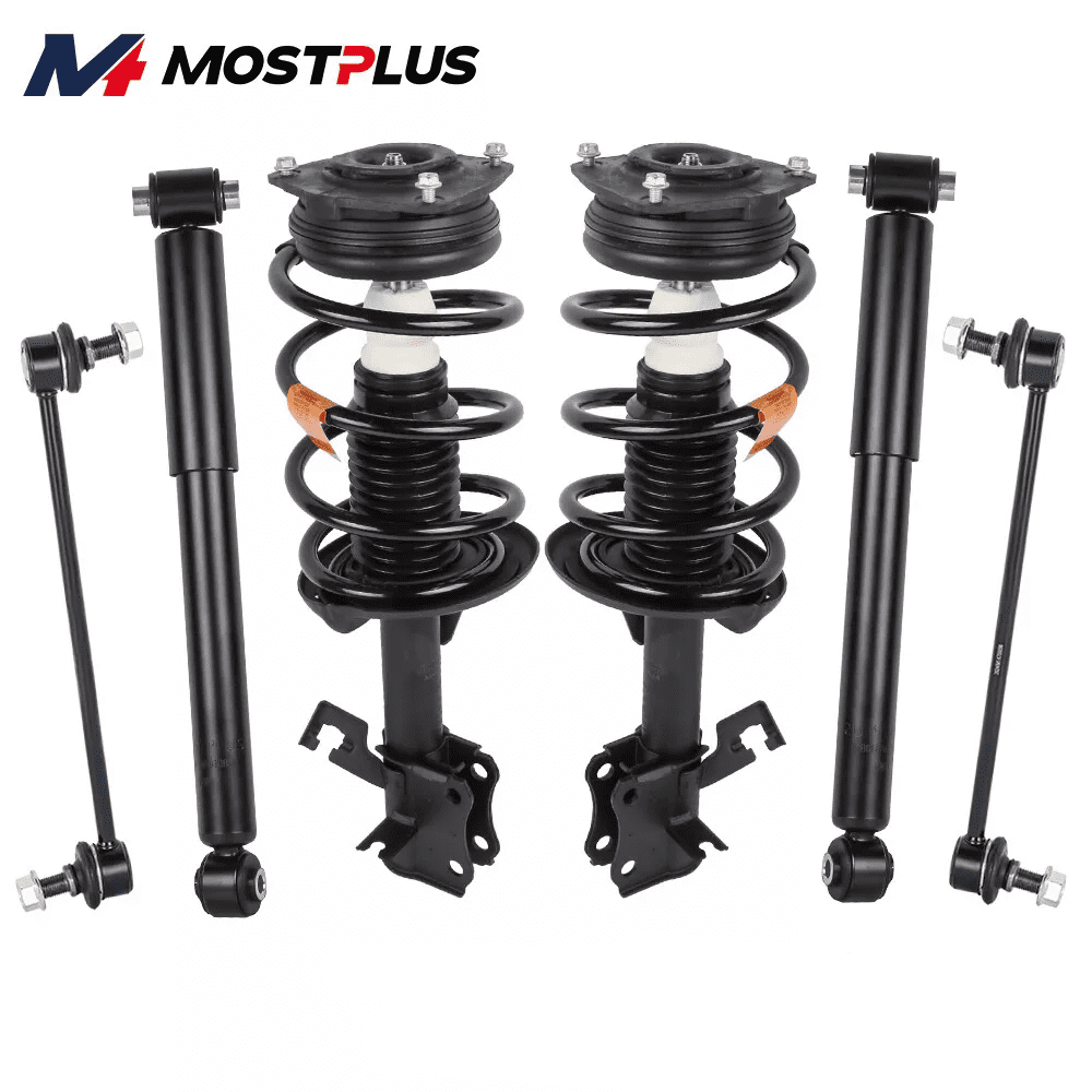 MOSTPLUS Front Struts Assembly Shocks w/ Sway Bar End Links for 2007-2012 Nissan Sentra