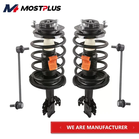MOSTPLUS Front Struts Assembly w/ Sway Bar Link for 04-06 Toyota Camry Solara LEXUS ES330