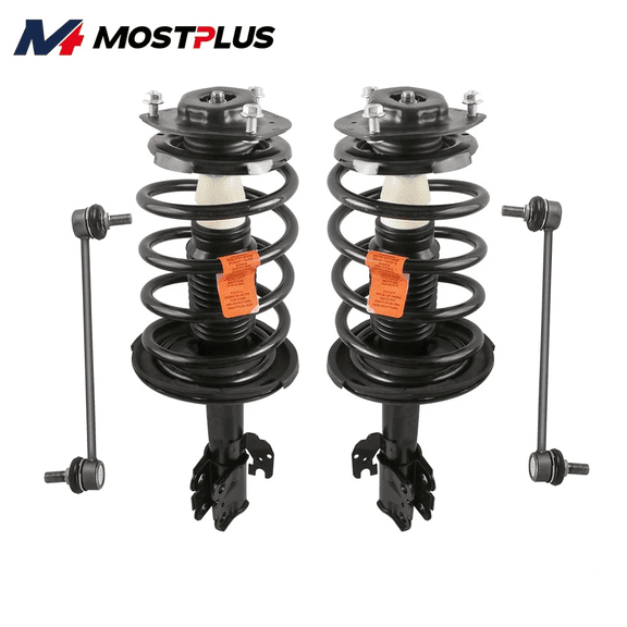 MOSTPLUS Front Struts Assembly w/ Sway Bar Link for 04-06 Toyota Camry Solara LEXUS ES330