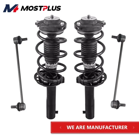 MOSTPLUS Front Struts Spring Assy Sway Bar Link for VW Beetle Eos Golf Jetta Passat