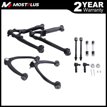 MOSTPLUS Front Upper Lower Control Arms for Chevy Silverado Tahoe GMC Sierra 1500 Yukon