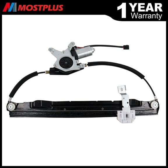 MOSTPLUS Left Side Rear Window Regulator w/ Motor for Ford Explorer Mercury Mountaineer