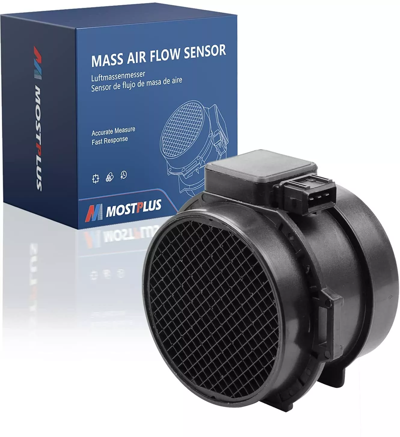 MOSTPLUS MAF Mass Air Flow Sensor Meter for BMW 3 Series E53 X5 Z3 74-10055