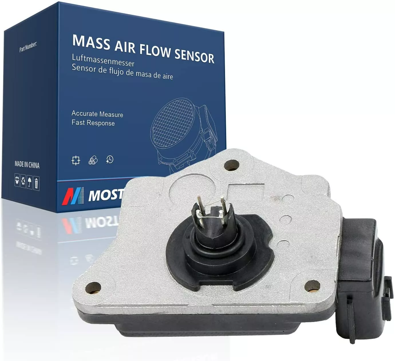 MOSTPLUS Mass Air Flow Sensor MAF AFH55-M10 for NISSAN D21 PICKUP 90-96 2.4L
