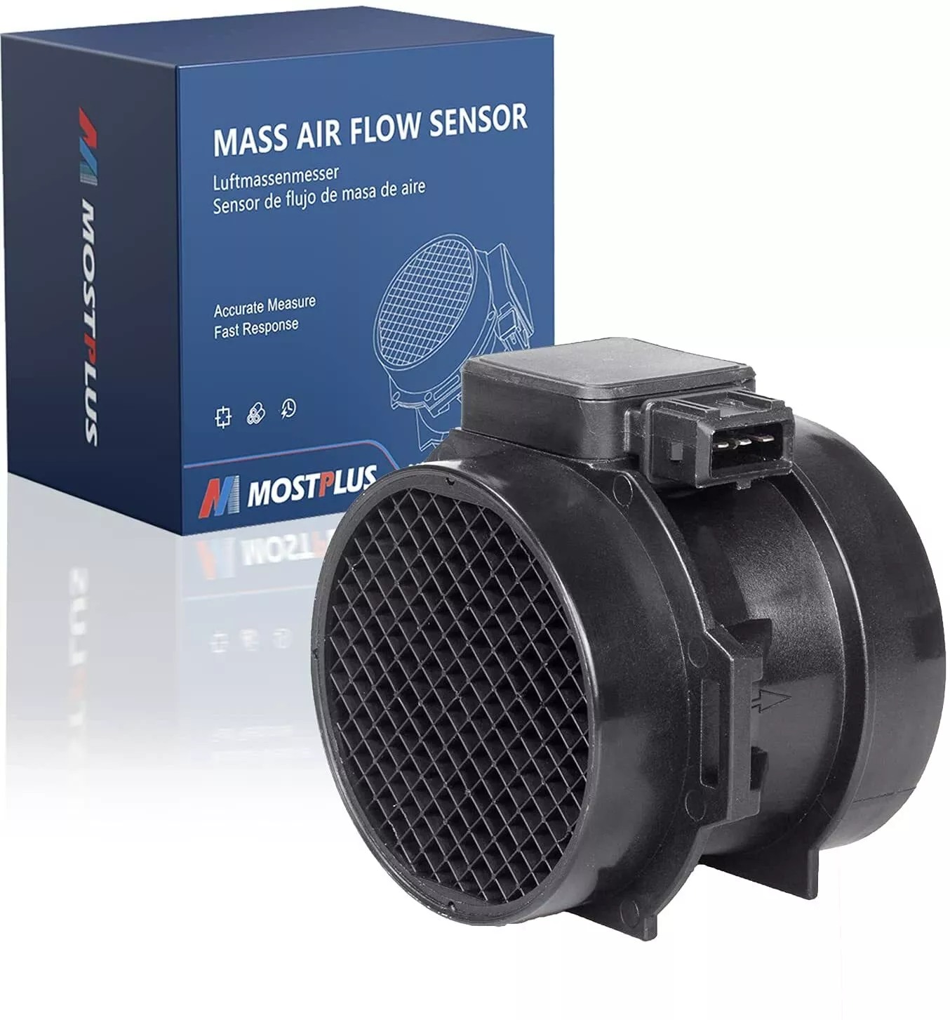 MOSTPLUS Mass Air Flow Sensor Meter MAF for BMW 325 323 525 E46 3 Series 5WK9605