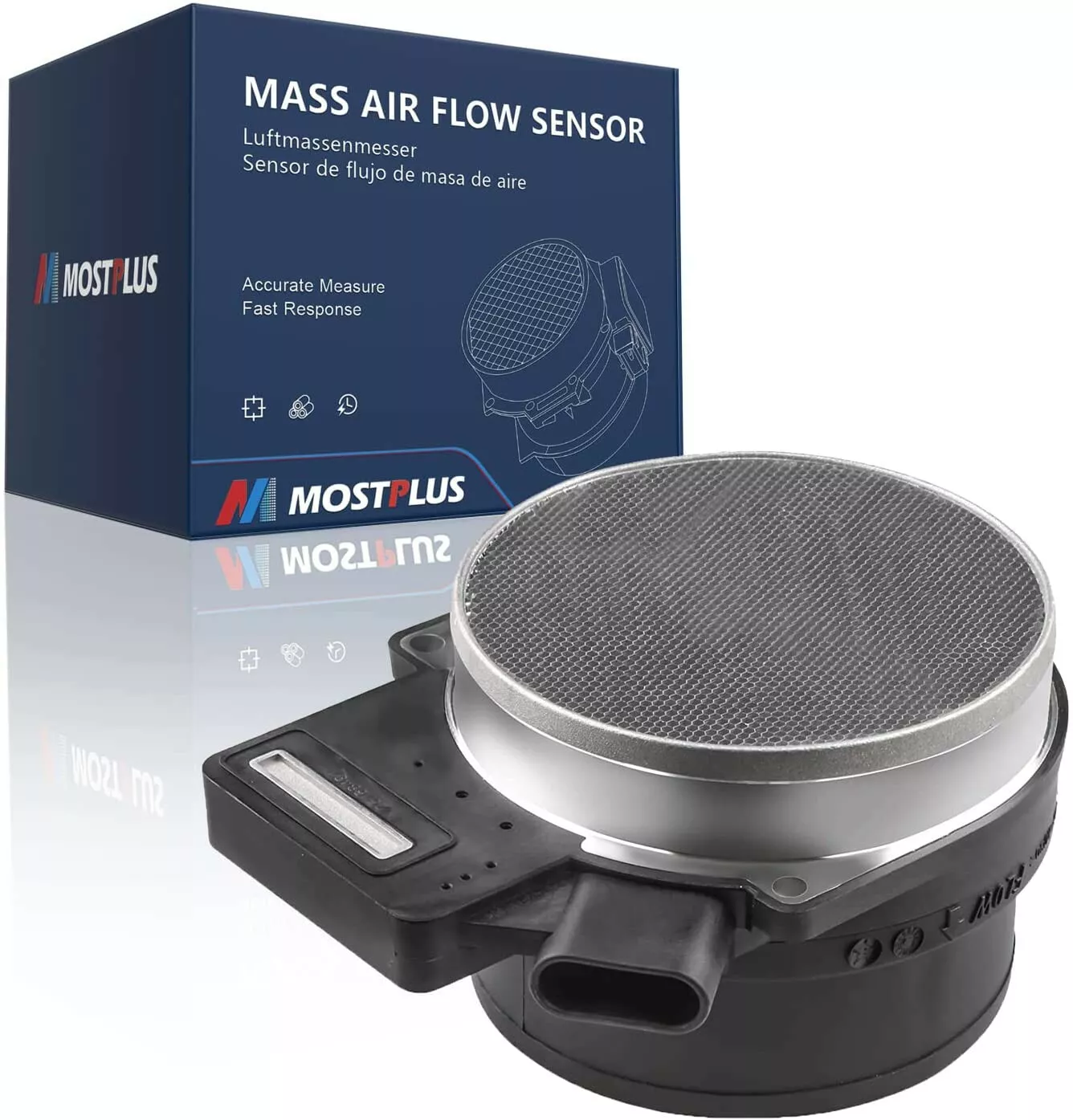 MOSTPLUS Mass Air Flow Sensor Meter MAF for Cadillac Chevy GMC Silverado 25318411 AF10043