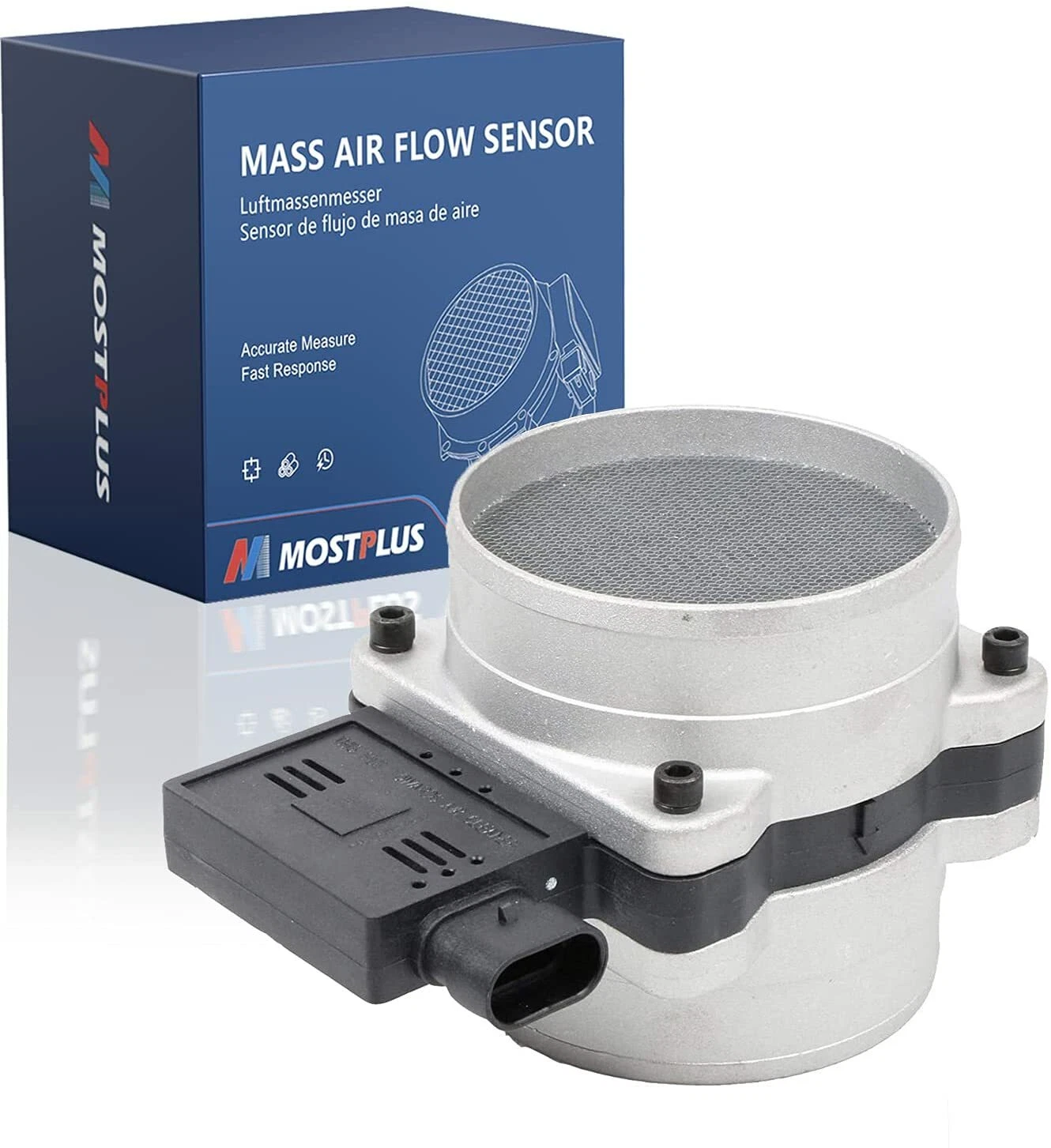 MOSTPLUS Mass Air Flow Sensor Meter MAF for GM 4.3L 5.0L 5.7L 7.4L Truck 25008307