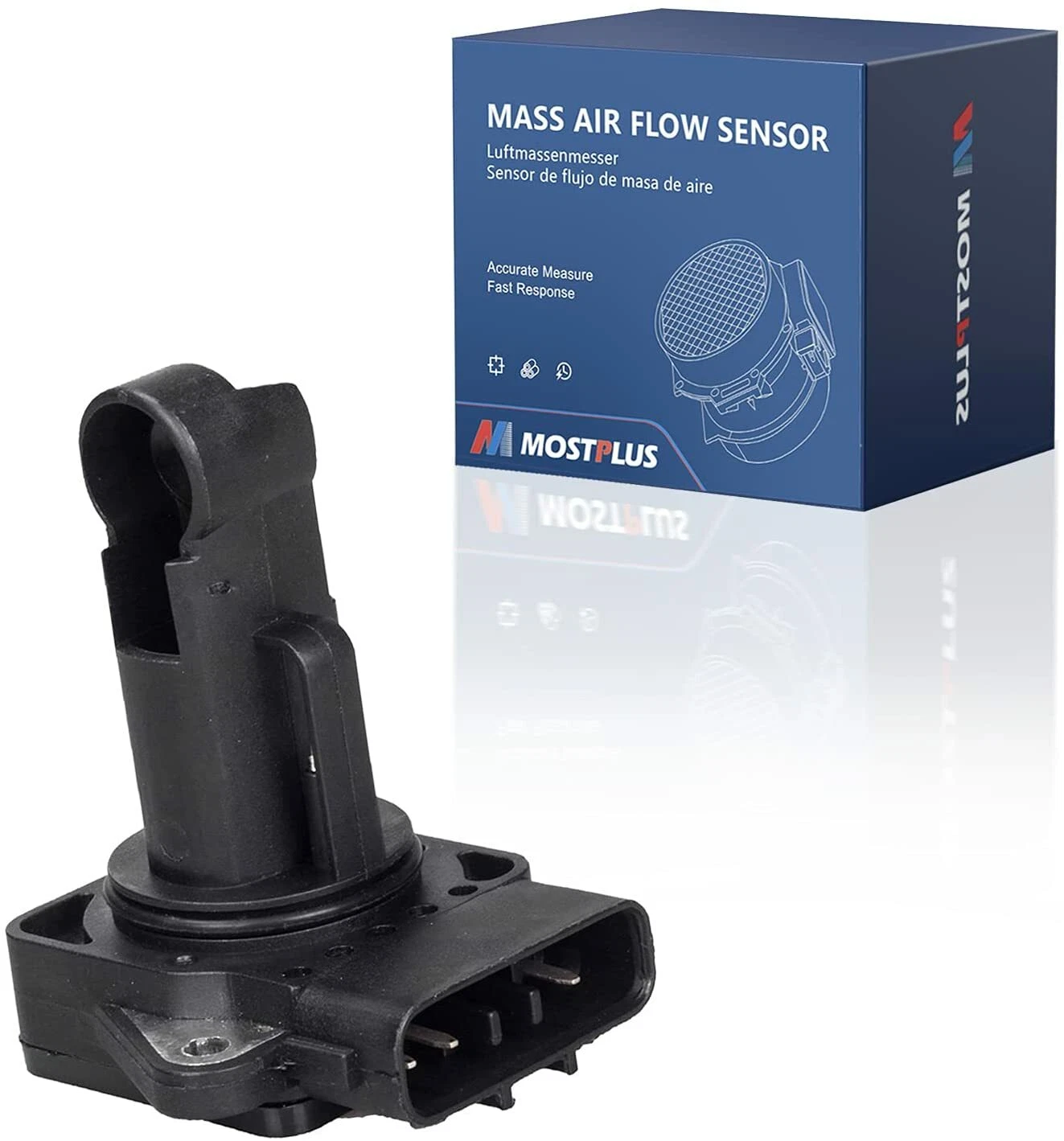 MOSTPLUS Mass Air Flow Sensor Meter MAF for Mazda 3 5 6 MX-5 Protege RX-8 197400-2010