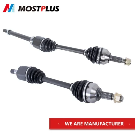 MOSTPLUS One Pair LH+RH Front CV Axle Shaft Assembly for Nissan Altima Rogue Sentra L4