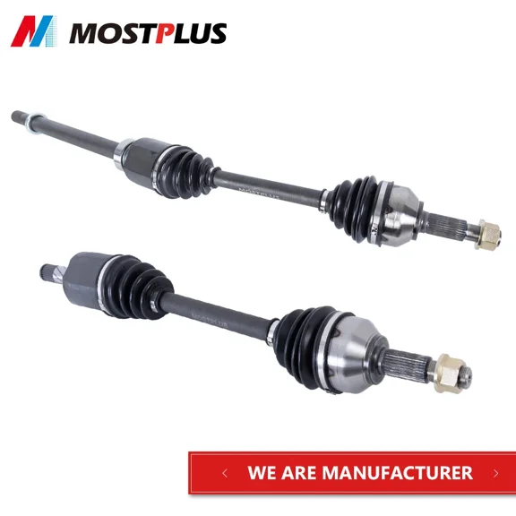MOSTPLUS One Pair LH+RH Front CV Axle Shaft Assembly for Nissan Altima Rogue Sentra L4